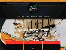 Tablet Screenshot of laspalmeras.ca